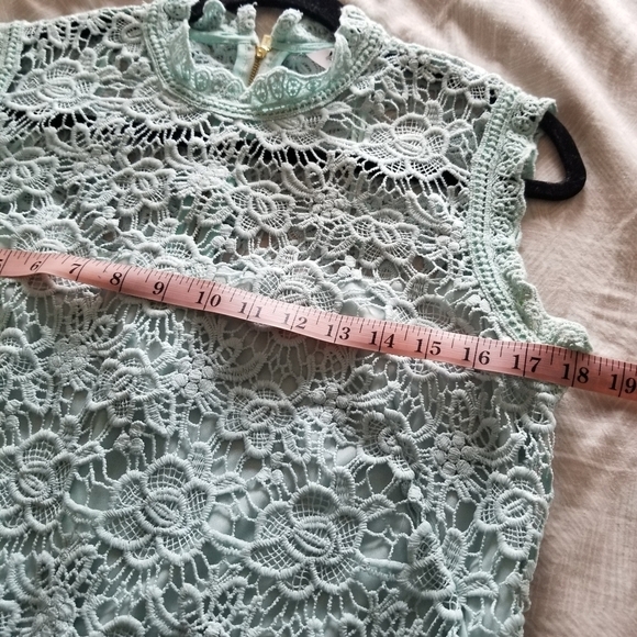 Nanette Lapore | Embroidered Lace Mockneck Top - Picture 5 of 6